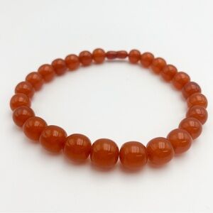 Vintage Butterscotch Lucite Choker Style Necklace